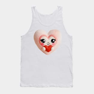 Cute Chibi Heart 01 Tank Top